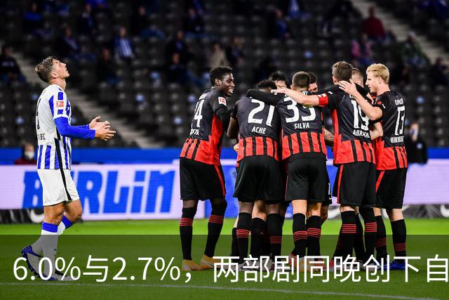 6.0%与2.7%，两部剧同晚创下自身最高收视
